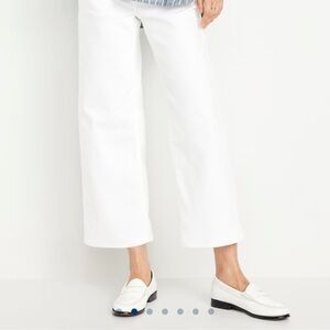 NWT White Denim Wide Leg Jeans